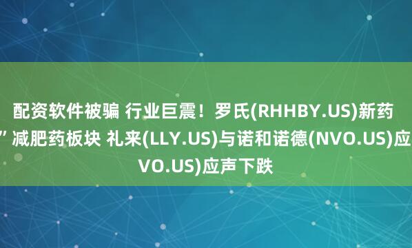 配资软件被骗 行业巨震！罗氏(RHHBY.US)新药 “吓坏”减肥药板块 礼来(LLY.US)与诺和诺德(NVO.US)应声下跌