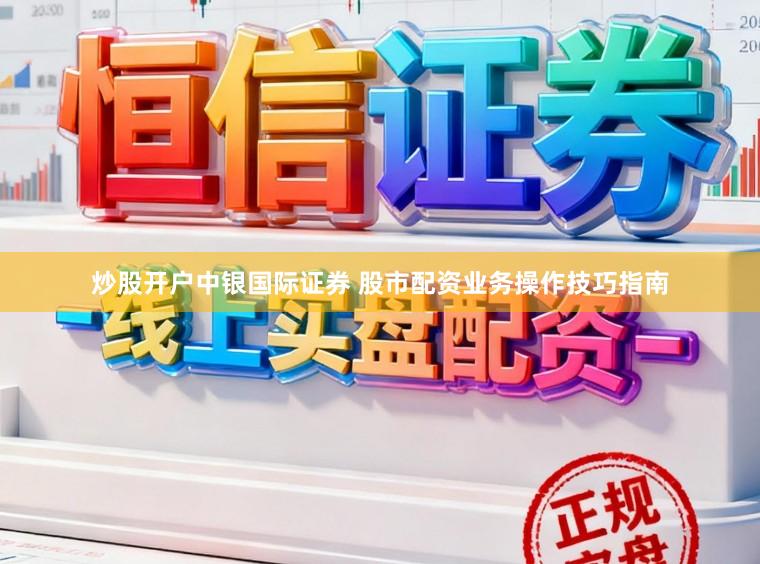炒股开户中银国际证券 股市配资业务操作技巧指南